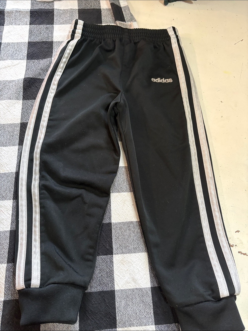 3T adidas Kids Black joggers size